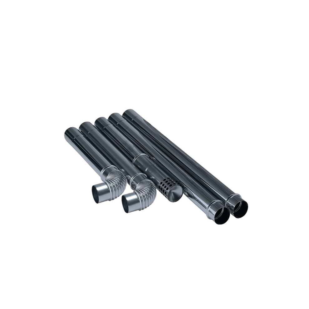 Draper Flue Kit For Fir Diesel Heatr 07399 Flue Kit For Far Infrared Diesel Heaters (8 Piece)