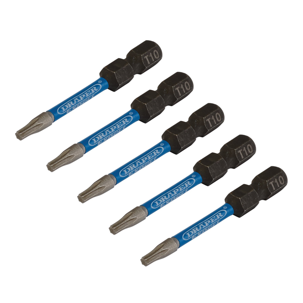 B&Q - Expert Tx-Star Impact Screwdriver BitsT10 X 50mm1/4" Hex (Pack Of 5) 05649 - Image 8