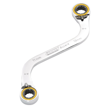 Draper 11X13MM S RATCHET SPAN 03943 HI-TORQÂ Double Ring Ratchet S-Shape Spanners