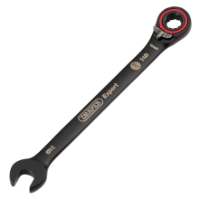 Draper 9MM REVERSIBLE RATCHET SPANNER 03899 HI-TORQÂ Metric Reversible Ratchet Combination Spanners, Black