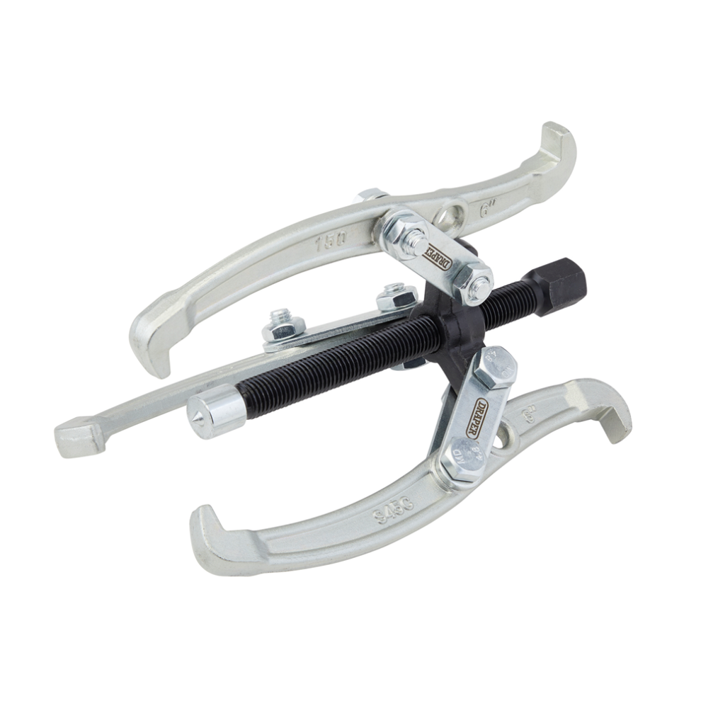 Draper TRIPLE LEG PULLER R120XS150MM 08442 Triple Leg Reversible Puller, 120mm Reach and 150mm Spread