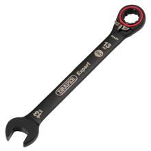 Draper 13MM REVERS. RATCHET SPANNER 03903 HI-TORQÂ Metric Reversible Ratchet Combination Spanners, Black