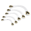 Draper Draper 5PC HALF MOON RATCHET SPAN SET 03941 HI-TORQÂ Double Ring Ratchet Half Moon Spanner Set (5 Piece) 1