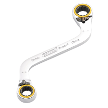 Draper 10X12MM S RATCHET SPAN 03942 HI-TORQÂ Double Ring Ratchet S-Shape Spanners