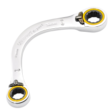 Draper 10X12MM HALF MOON RATCHET SPAN 03933 HI-TORQÂ Double Ring Ratchet Half Moon Spanners