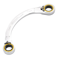 Draper 15X17MM HALF MOON RATCHET SPAN 03936 HI-TORQÂ Double Ring Ratchet Half Moon Spanners