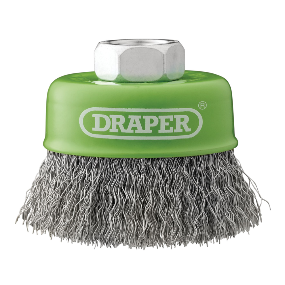 Draper 08051 Stainless-Steel Crimped Wire Cup Brush 65mm M14 - 08051 - Image 6