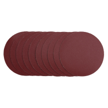 Draper 125MM SANDING DISC 240G 03156 Sanding Discs, 125mm, Hook & Loop (Pack of 10)