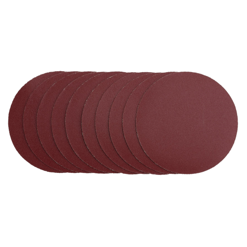 Draper Draper 125MM SANDING DISC 240G 03156 Sanding Discs, 125mm, Hook & Loop (Pack of 10)