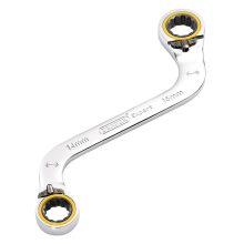 Draper 14X16MM S RATCHET SPAN 03944 HI-TORQÂ Double Ring Ratchet S-Shape Spanners
