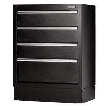Draper 4 DRAWER BASE UNIT Modular Floor Cabinet, 4 Drawer, 680mm