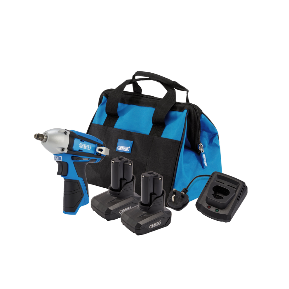 Draper 12V Cordless 3/8" Drive Impact Wrench - Image 6
