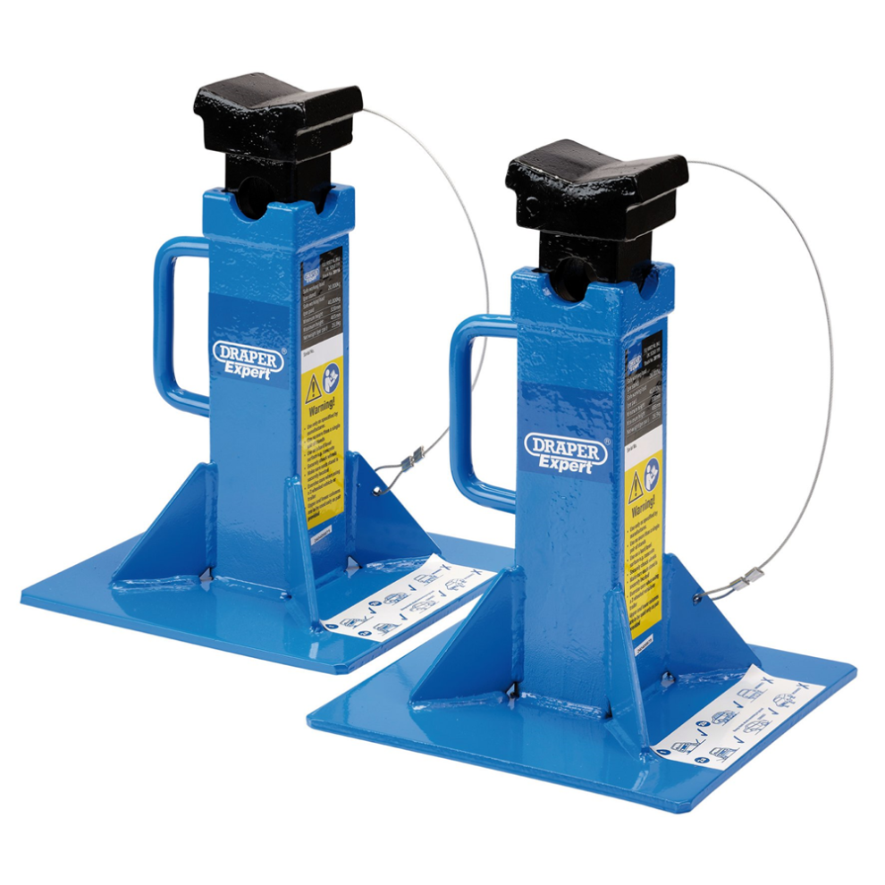 Draper 20116 Expert Expert Heavy Vehicle Axle Stands, 20 Tonne (Pair) - Image 5