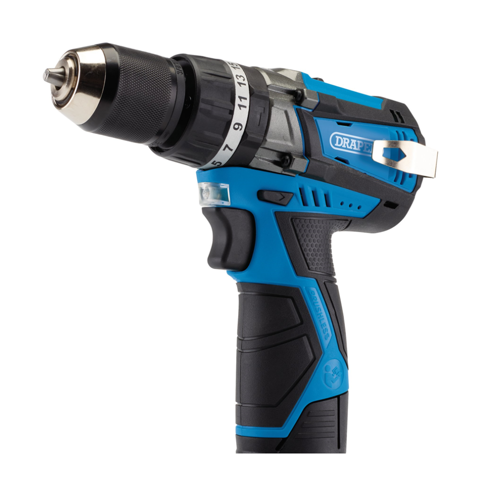 Draper 12V B'LESS COMBI DRILL(BARE) 03862 12V Brushless Combi Drill