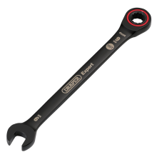 Draper 9.0MM RATCHETING SPANNER 03880 HI-TORQÂ Metric Ratchet Combination Spanners, Black