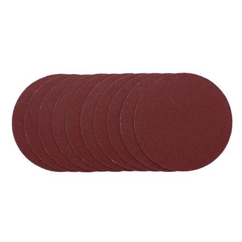 Draper Draper 125MM SANDING DISC 120G 02695 Sanding Discs, 125mm, Hook & Loop (Pack of 10)