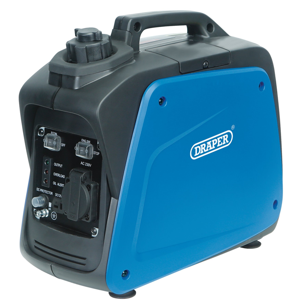 Draper 700W INVERTER GENNY (800W MAX) 95176 95176 Petrol Inverter Generator, 700W