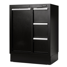 Draper POWER TOOL BASE CABINET Modular Power Tool Base Cabinet, 4 Drawer, 680mm