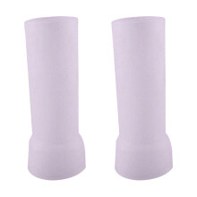 (L) 2PCS Silicone Penis Sleeve Stretcher Vacuum Pump Enhancer