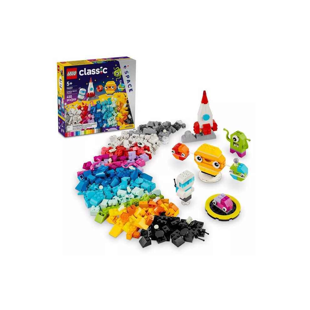 LEGO 9095901 Classic Creative Space Planets Aliens & Rocket Ship Toy - ABS Plastic - Multi Color