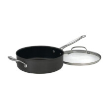 Cuisinart 6243380 5.5 qt. Chefs Classic Stainless Steel Saute Pan, Black