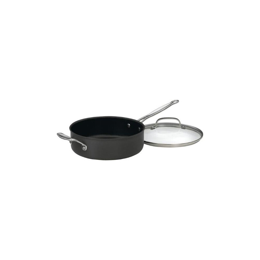 Cuisinart 6243380 5.5 qt. Chefs Classic Stainless Steel Saute Pan, Black