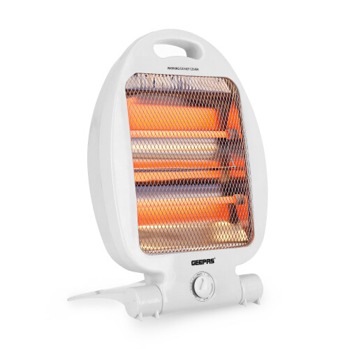 Geepas 2kw Heaters Geepas 800W Quartz Halogen Heater Portable Heat