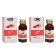 Hemani Carrot Herbal Oil 30ml Pack Of 2 |Healthy Skin, Hair, Gums & Teeth |Regenerates & Moisturizes Skin |Revealing Fresher |Multipurpose Oil
