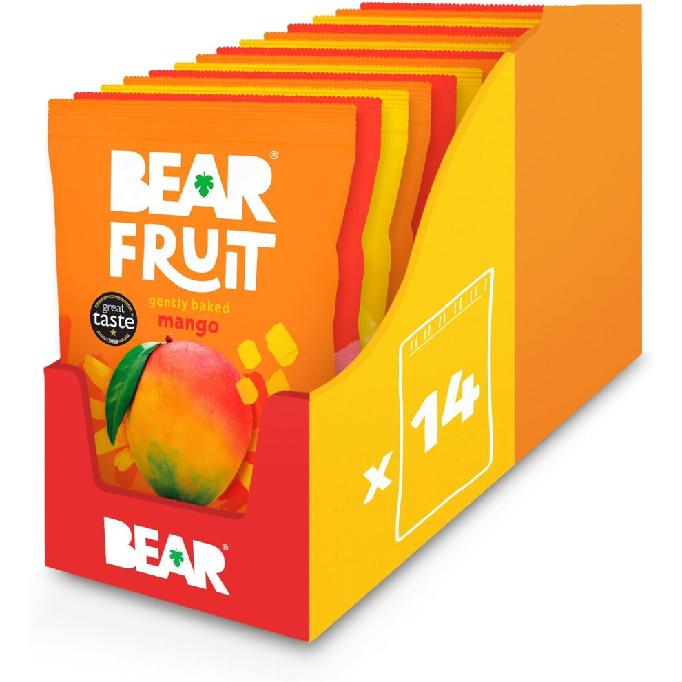 ‎Urban Fruit Urban Fruit Mango Pineapple & Strawberry Variety Pack Tropical Mixed Case Gently Baked Fruit Healthy Vegan 14 X 35G