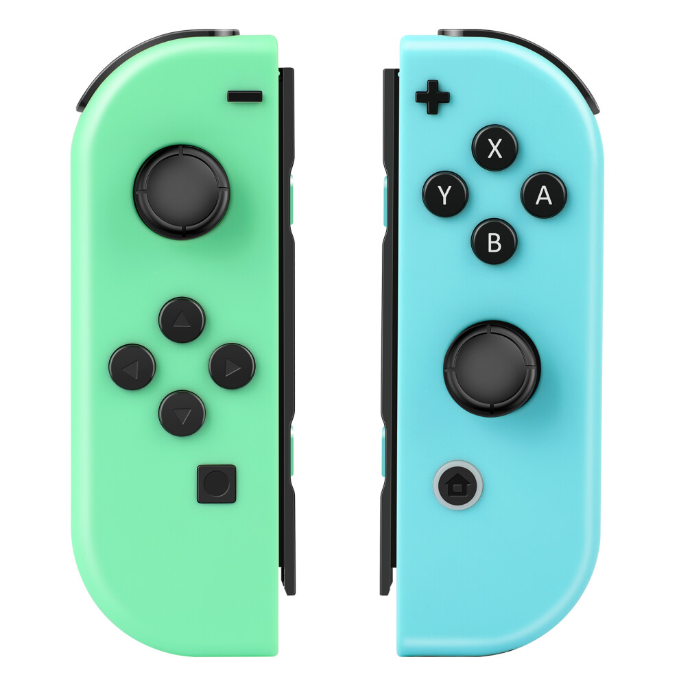 (Green and Blue) Wireless Game Controller Compatible with Nintendo Switch Joy-Pad Left/Right