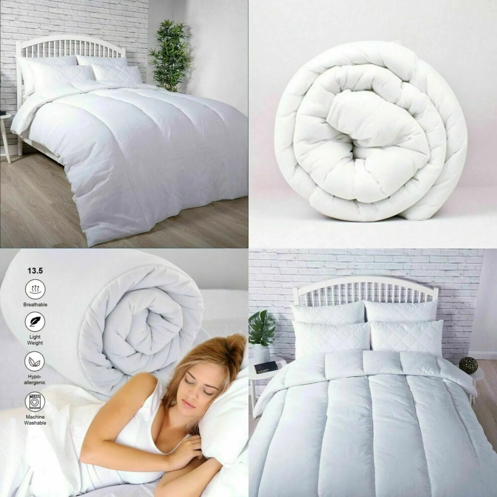 (10.5 Tog, Double) Luxury Hotel Quality Duvet Extreme Warm Anti Allergic Quilt Tog