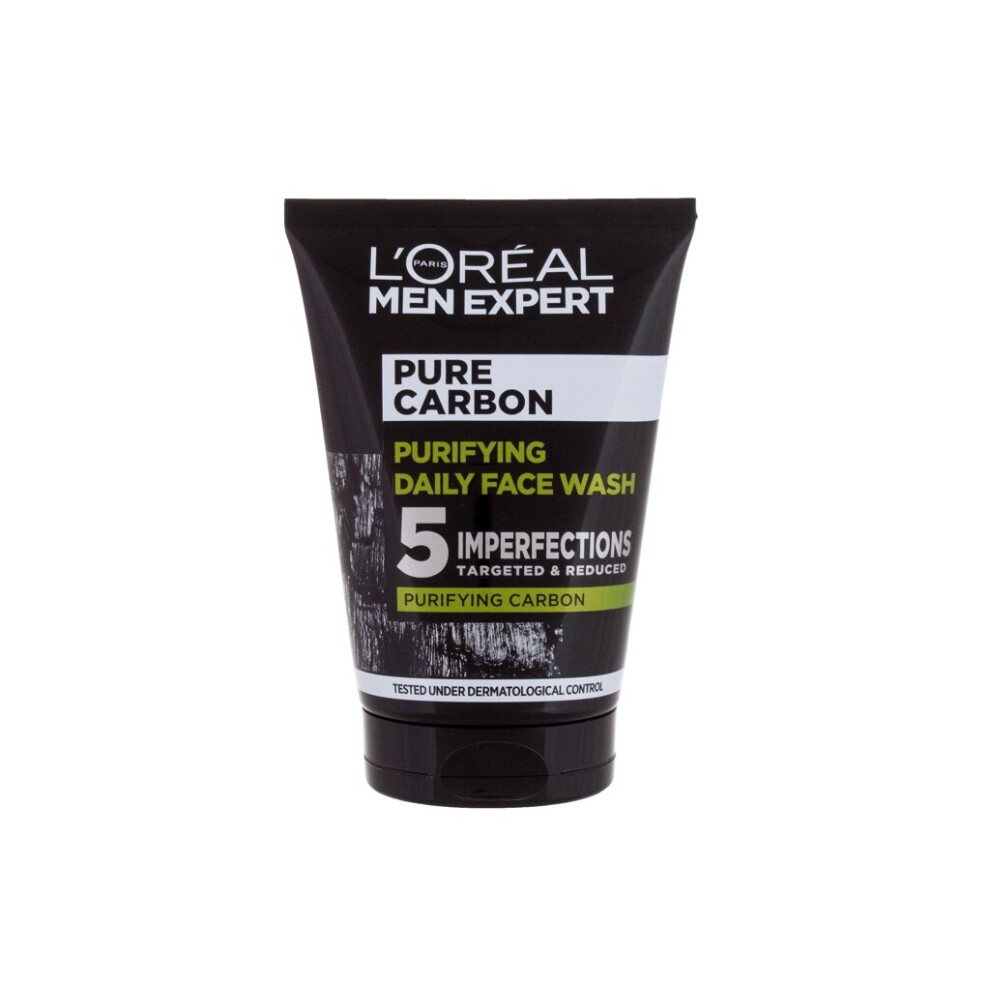 L'OrÃ©al Paris - Men Expert Pure Carbon Purifying Daily Face Wash - For Men, 100 ml