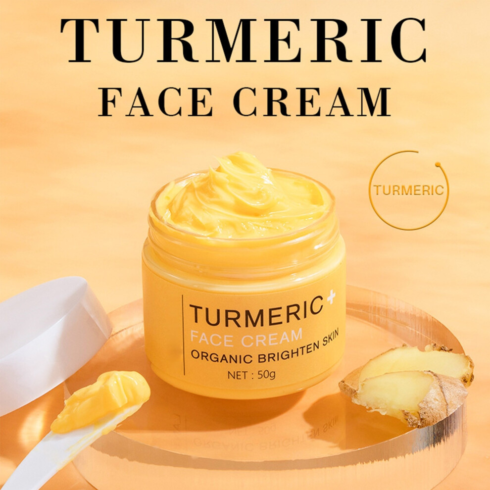 Turmeric Skin Care Set Shrink Pores Moisturizing Whitening Facial Oils Nourish Smooth Face Acne Brightening Cream Gifts