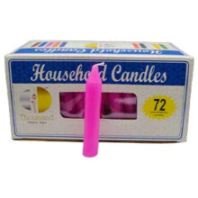 AzureGreen C72PI 4 in. Household Candles - Pink - Set of 72
