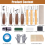 Wood Carving Tool Set 24pcs Complete Wood Whittling Kit 2