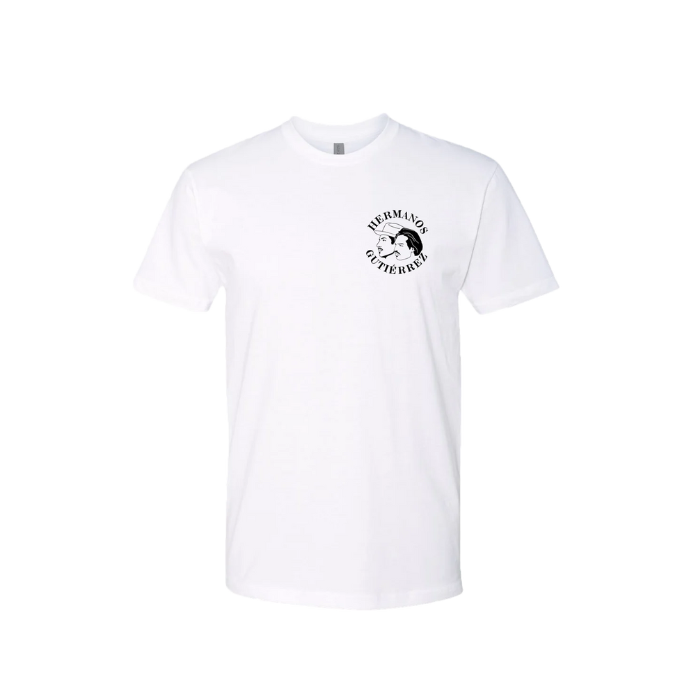 (XXL) Hermanos Gutierrez Classic Logo White T-Shirt