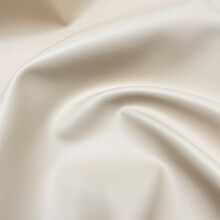 Fire-Resistant Faux Leather Vinyl Upholstery Fabric - Ivory