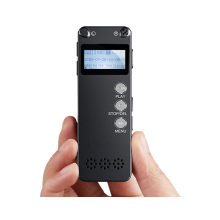 Gravador de Voz Digital Gravador de Voz de Ditafone Profissional Usb com Reprodutor de Mp3 Gravador Ativado Por Voz Co