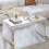 Comfy Living Mirrored Glass Rectangular Coffee Table 1