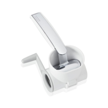 Leifheit Parmesan Mill ComfortLine Rotary Cheese Grater Mill - White