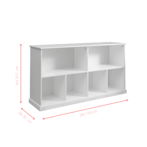 Noa and Nani Halmstad Cube Storage Sideboard in Classic White 1