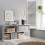 Noa and Nani Halmstad Cube Storage Sideboard in Classic White 1
