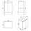 Waterproof 500mm Grey Vanity Unit with Basin 3