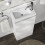 Waterproof 400mm White Vanity Unit with Basin 1