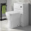 Waterproof White 500mm WC Unit 2