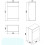 Waterproof White 500mm WC Unit 3