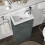 Waterproof 400mm Matt Grey Vanity Unit with Basin 2