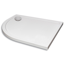 Offset Quadrant Shower Tray Left Hand 900x760mm - Jewel by Voda Design
