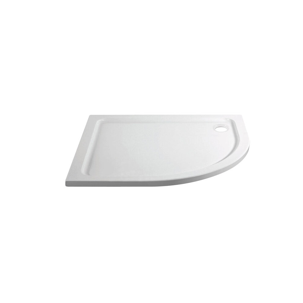 Anti Slip Offset Quadrant 1200 X 800Mm Righ Hand Shower Tray - Jewel By Voda Design 5056474598548