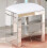 Comfy Living (Stool Only) Mirrored Dressing Table Stool Mirror- Available Individually Or As Set 1